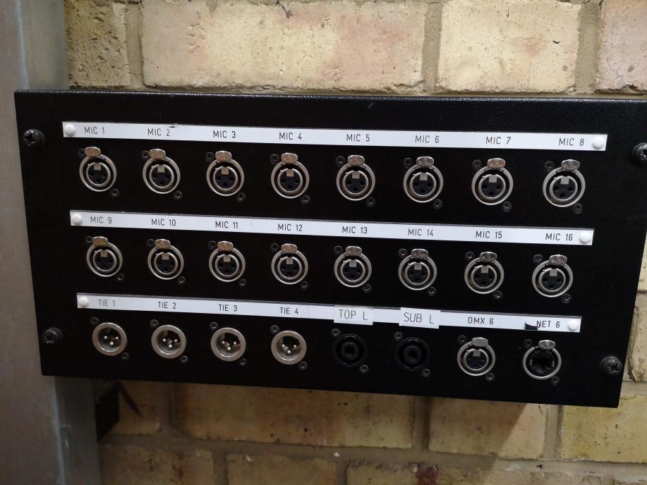 Stage Right Patch Panel